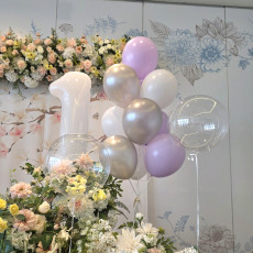 대형 숫자1, 다발풍선