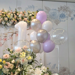 대형 숫자1, 다발풍선