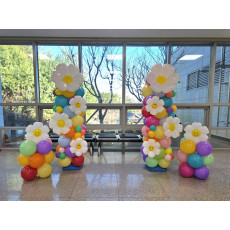 용화어린이집 발표회 기둥장식