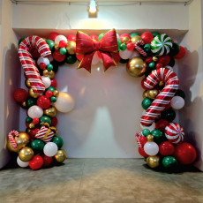 네스프레스 연말 워크샵 사각 포토존 (크리스마스)