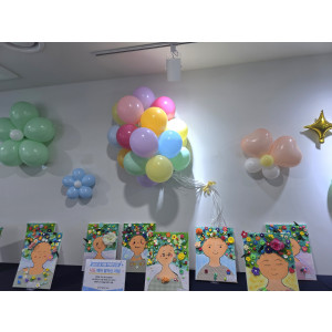 인천 석남 복합 커뮤니티센터 전시회 풍선장식