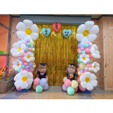 파티커튼 졸업식 포토존