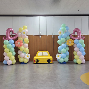 유치원 기둥장식