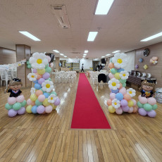 하안북초등학교 병설유치원 기둥장식