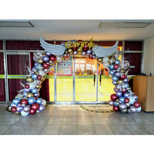 신송중학교 강당 입구 아치