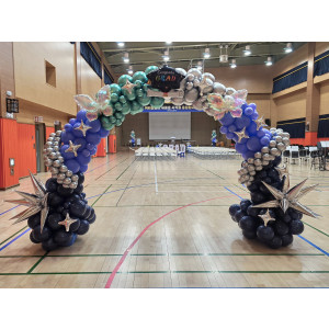 배곧 라라중학교 입구 아치