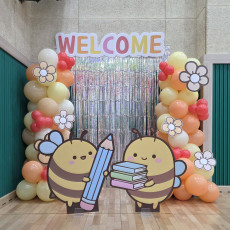 꿀벌 파티커튼 포토존